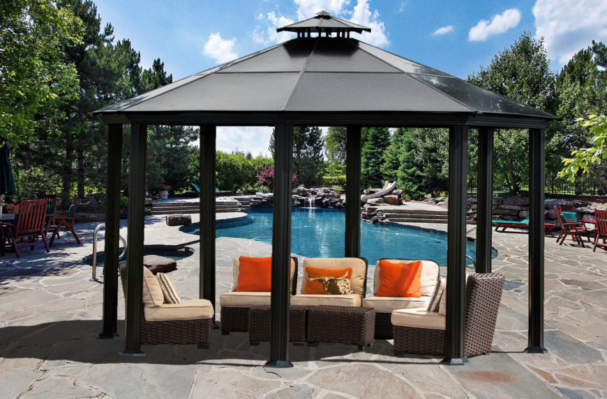 34 Metal Gazebo Ideas To Enhance Your Yard And Garden With Style