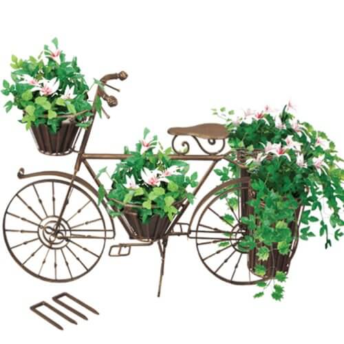 33 Bicycle Flower Planters for the Garden or Yard