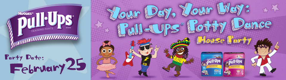 Pull-Ups® Potty Dance House Party Feb. 25