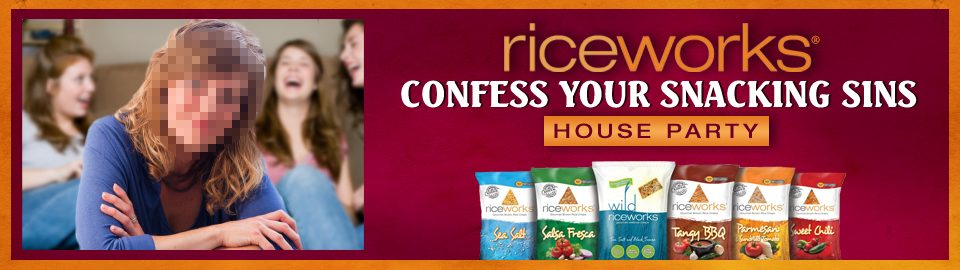 Riceworks Confess Your Snacking Sins House Party
