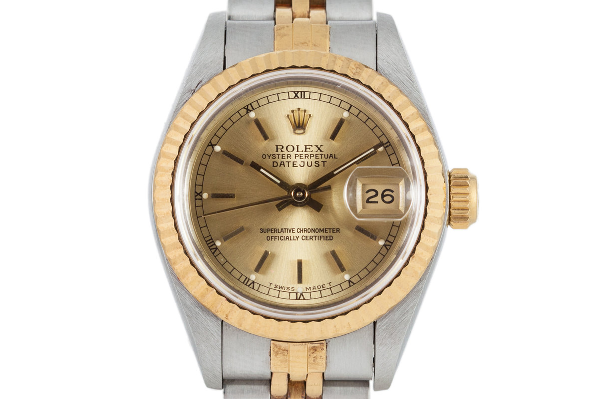 rolex green sticker 69173
