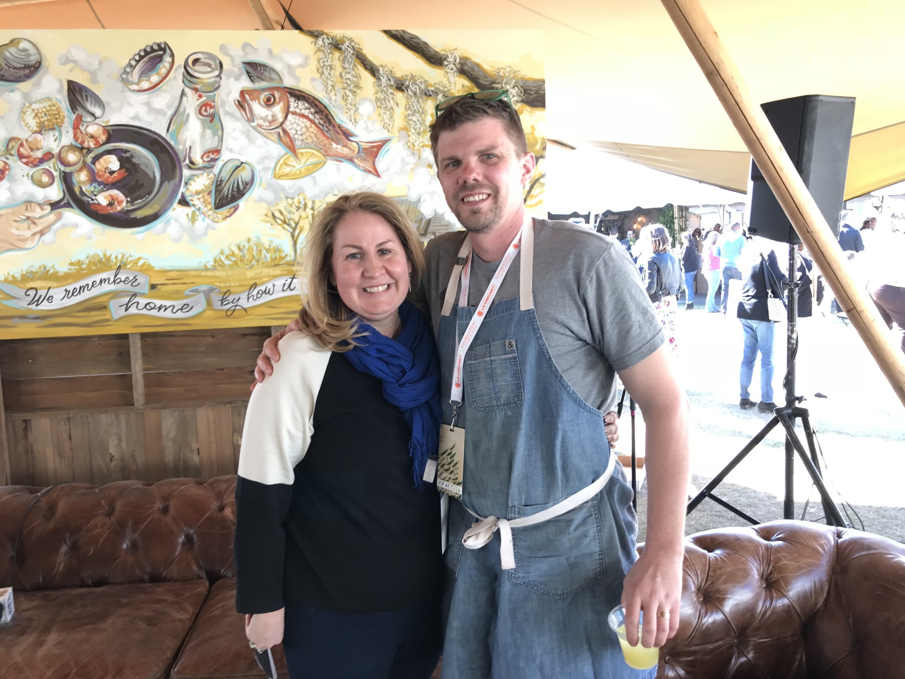 Liza and Woody at Charleston Wine + Food Fest