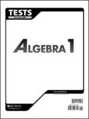 Algebra 1 Tests 2nd Edition