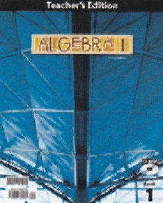 Algebra 1 Teacher Ed Grd 9