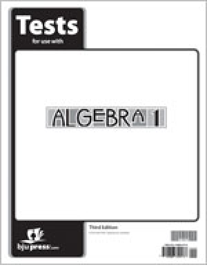 Algebra 1 Test Grd 9 3rd Ed
