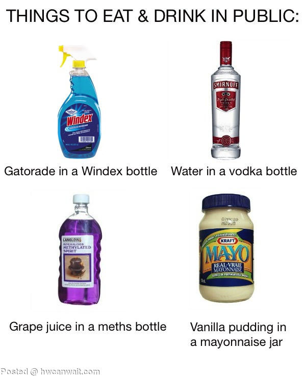 How to look crazy in public!