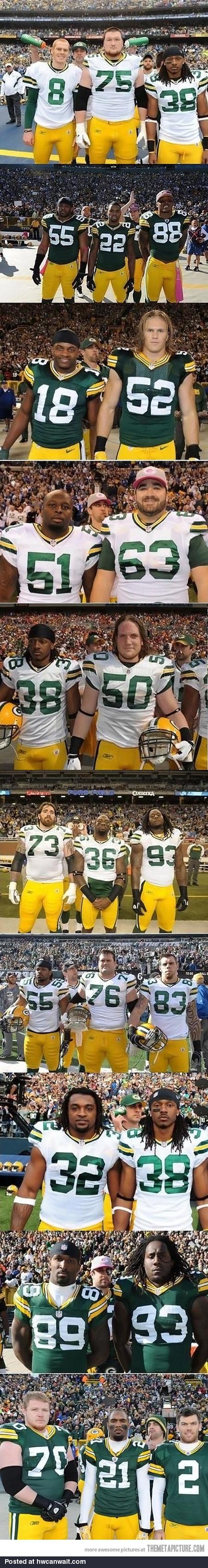Aaron Rodgers, master photobomber..