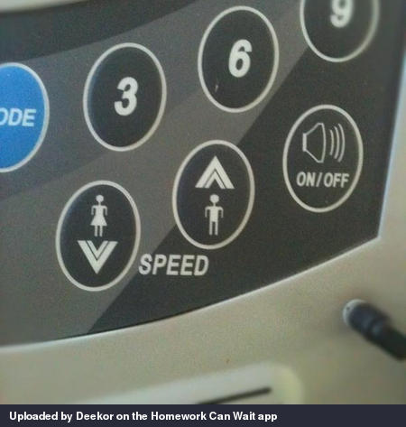 Discriminatory treadmill  