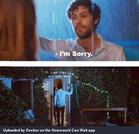 I'm sorry!