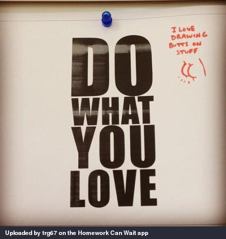 Do what you love!
