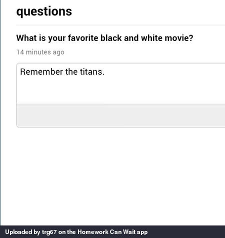 Black and white movies