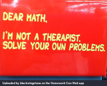 Dear Math,