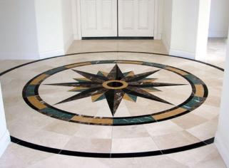 Marble-floor-medallion