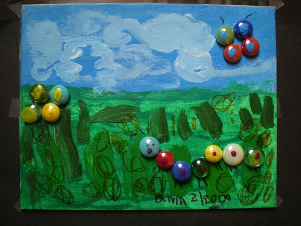 Acrylic and mixed media by Olivia Gambino