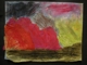 Volcanoe, mixed media by Harrison Ma