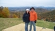 Alex and Betty on top of Willard Mountain in Easton, New York