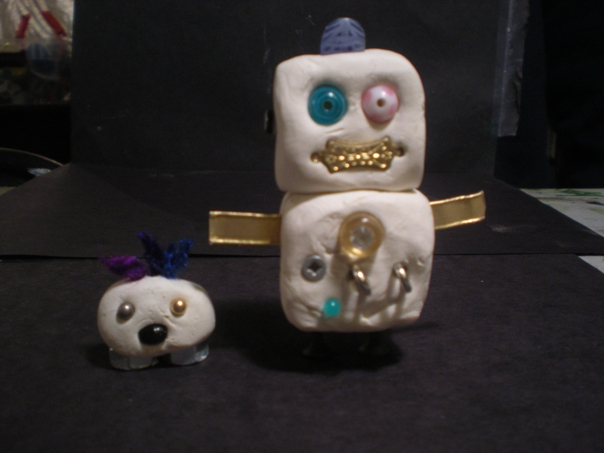 Recycled Robots by Masha O'Keefe