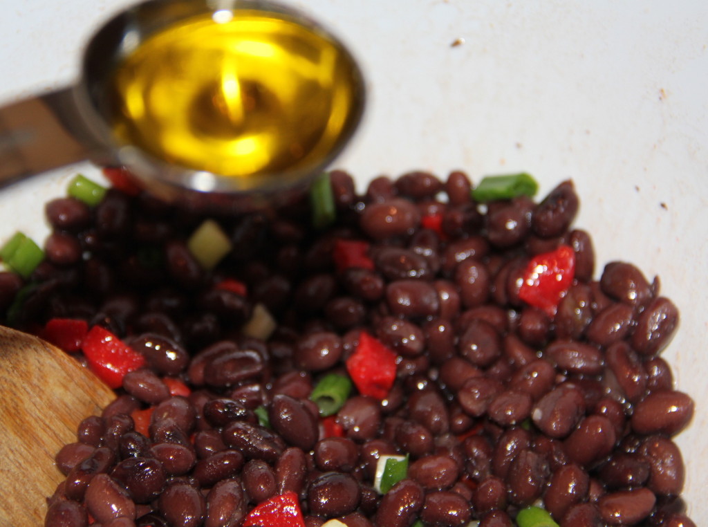 Black Bean Salad with CuminLime Dressing