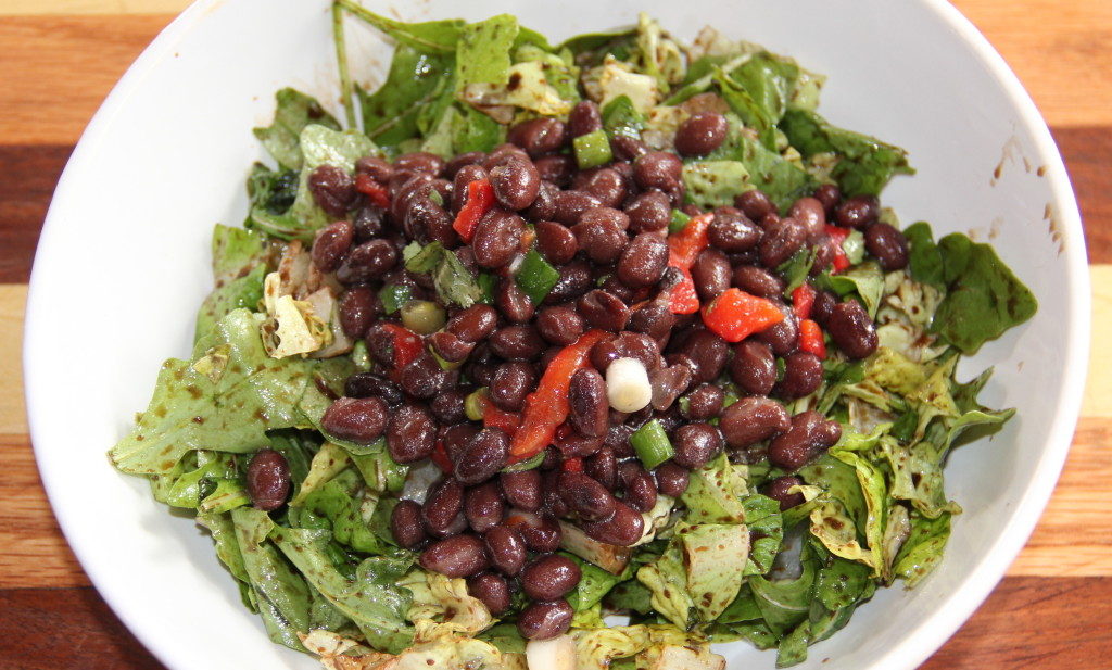 Black Bean Salad with CuminLime Dressing