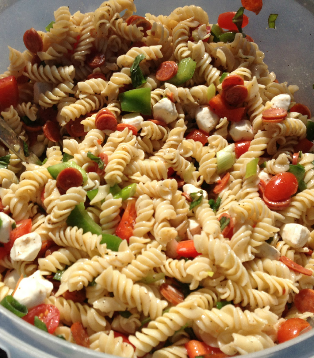 Pizza Pasta Salad Easy and KidFriendly! Southern Food and Fun
