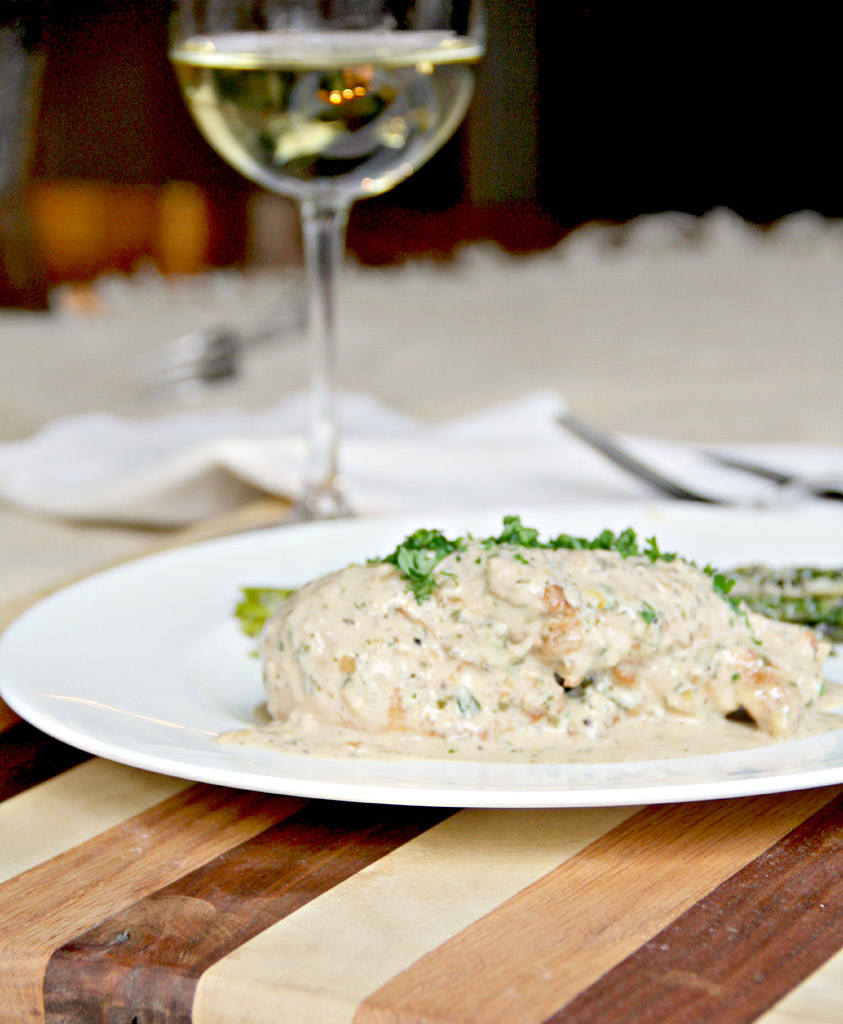 Chicken in Mustard Cream Sauce In a Southern Kitchen