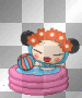 Pucca swimming
