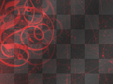 red black background
