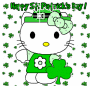 hello kitty st. patrick's day