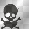 skull + heart