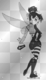 black and white tink
