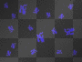 REd and Blue Blinking Hatchet Man BG