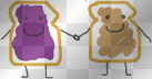 Peanut butter and jelly =]