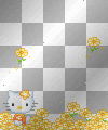 hello kitty with flowers