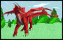 glittery dragon