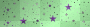 Purple Stars on Green