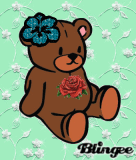 flower and bear