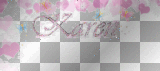 name, words, karen, transparent, background, pretty, butterflies, hearts, pink, glitter