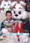 with the Easter rabbit