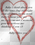 baby i love you!