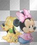 Minnie & Pluto