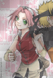 Sakura an a little of Naruto