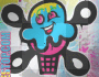 blue ice cream