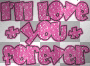 "i'll love you forever"