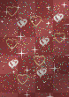 Glitter Red Hearts