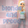 Blonde and proud