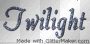 twilight quill black glitter