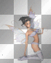 brunette glitter fairy