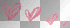 pink lil hearts