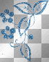 blue flowers