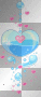 water blue heart